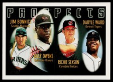 1996 Topps #425 Jim Bonnici / Billy Owens / Richie Sexson / Daryle Ward PROS,