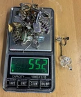 Vintage Sterling Silver Jewelry Lot Earrings Pendants Charms Ring  55.2g