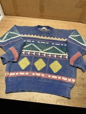 Vintage Unionbay Men's Large Sweater Pattern Union Bay 80s 90s Geometric