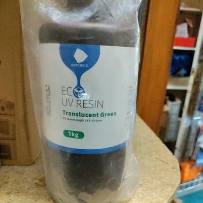 ANYCUBIC 1kg EC UV TRANSLUCENT GREEN Druckerharz Basic. wellenlänge 355-410nm