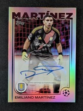 2024-25 Topps UEFA Club Competitions EMILIANO MARTINEZ Auto Aston Villa #A-EM