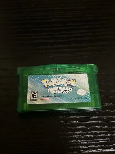 Pokemon Emerald - Nintendo Game Boy Advance NEW BATTERY
