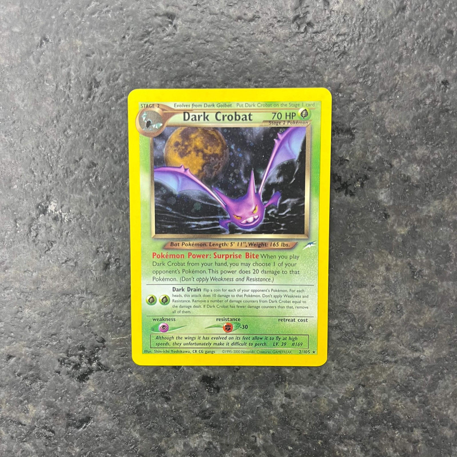 DARK CROBAT NEO DESTINY HOLO 2/105 (LP)