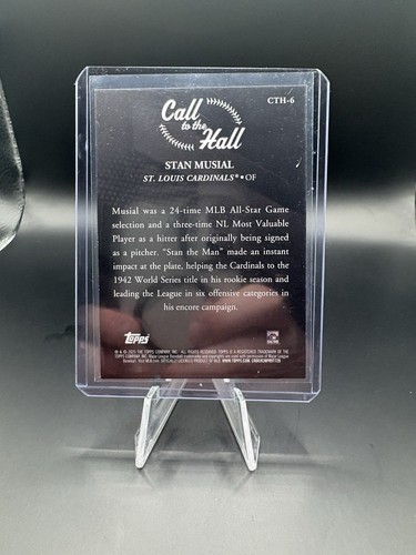 2025 Topps Series 1 - Call to the Hall Stan Musial #CTH-6 - Picture 2 of 2