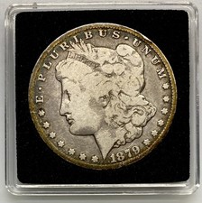 1879-CC Morgan Silver Dollar (Carson City Mint) VAM-3 Capped die. (Raw Choice).