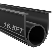 Garage Door Seals Bottom Rubber - 16.5Ft EPDM Weatherproof Weather Stripping ...