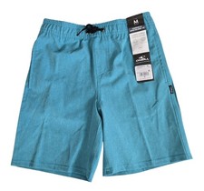 NWT O'Neill Reserve E-Waist 16" Hybrid Shorts Boy's M in Heather Pagoda Blue