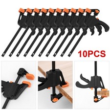 10x Einhandzwinge Schnellspannzwinge Klemmzwinge Schraubzwingen Holz Zwingen Set