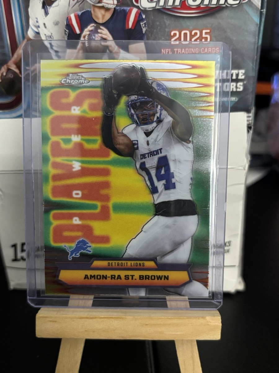 2025 Topps Chrome - Power Players Amon-Ra St. Brown #PP-26 | eBay