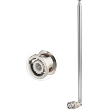 Police Radio Scanner Antenna 20-1300MHz 7 Sections Telescopic BNC Male Handhe...