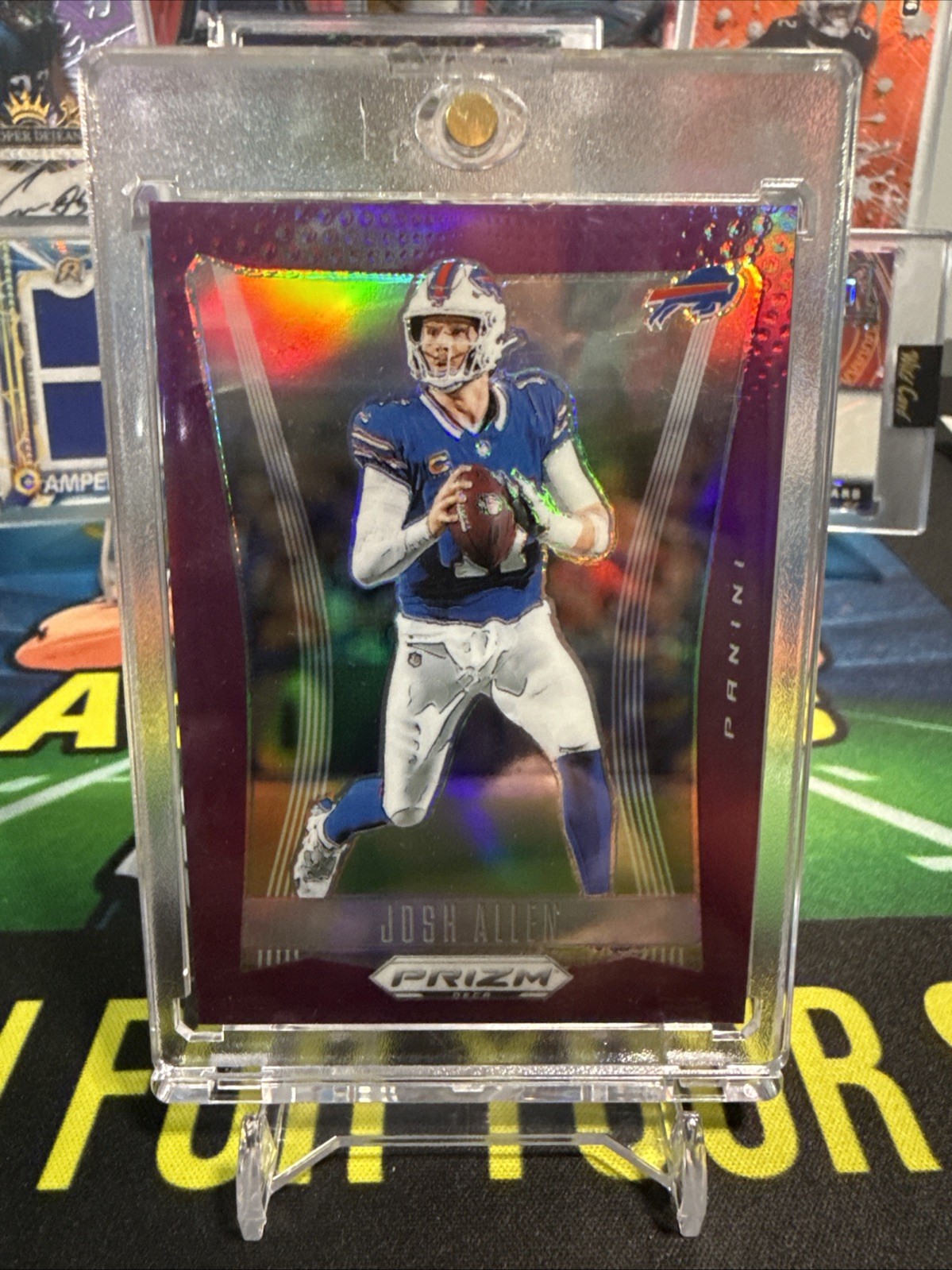 2024 Panini Prizm Deca Josh Allen #28 Purple Prizm /99