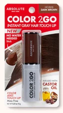 Color 2 Go - Instant Root Touch up Hair Stick (HCHS04 Dark Brown, .21 Oz)