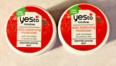 2 Yes To Tomatoes Daily Balancing Moisturizer 1.7 Fl Oz Each SEALED