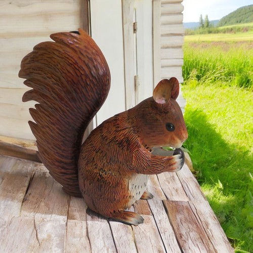 Epsom Metal Garden Animal Statues – Rabbit, Owl, Pheasant & Squirrel | Rustic - Picture 36 of 37