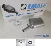 Imasaf ESD Auspuff Endtopf+Anbauteile für Renault Fuego 1.4+1.6+2.0 1980-1985