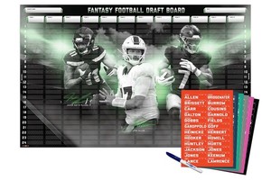 2026 NFL Superstar Fantasy Football Draft Board Kit - 12, 10, 8 team