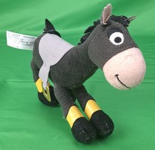 Disney Parks Pixar Toy Story Woody Dark Gray Horse Bullseye 9" Plush Toy