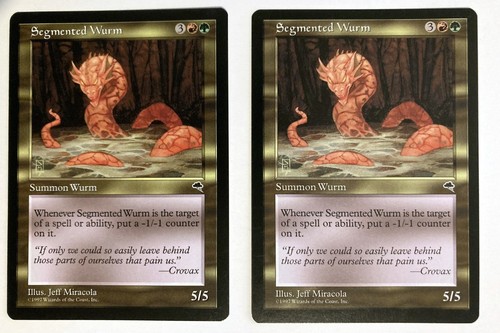 Segmented Wurm (2) NM Tempest MTG Magic the Gathering - 第 1/1 張圖片