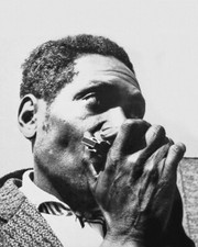 Blues Singer BIG WALTER HORTON Glossy 8x10 Photo Harmonica Print Music Poster
