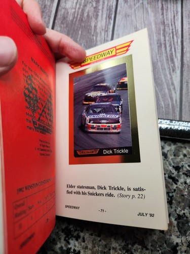 1992 Limited Edition Speedway Auto Racing Pocket Price Guide-Vol.2 No.4 . - Picture 11 of 13