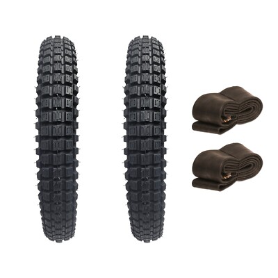 FORTRA PAAR TRAIL REIFEN HINTEN VORNE + SCHLÄUCHE 2.75 - 19 TALARIA STING R