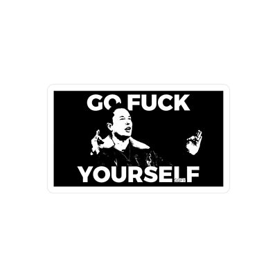 Elon Musk Go F**k Yourself Vinyl Sticker eBay