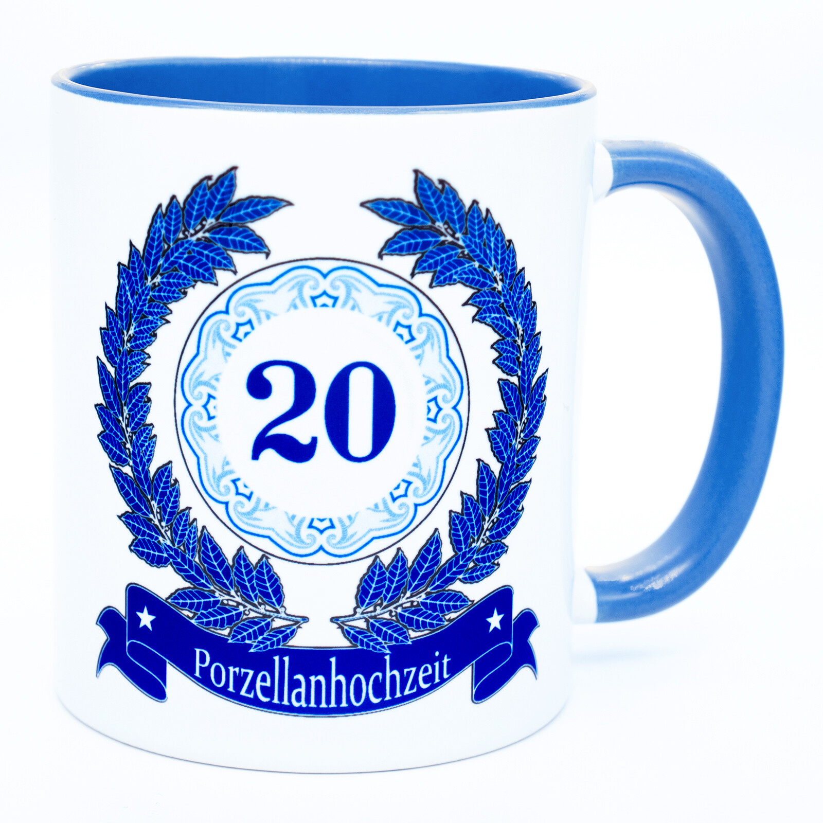 20 Jahre Porzellanhochzeit Tasse Geschenk Hochzeitstag Jahrestag Jubiläum Ehe