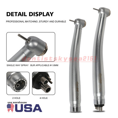 Dental Fast High Speed Handpiece Air Turbine 2/4 hole Standard Head