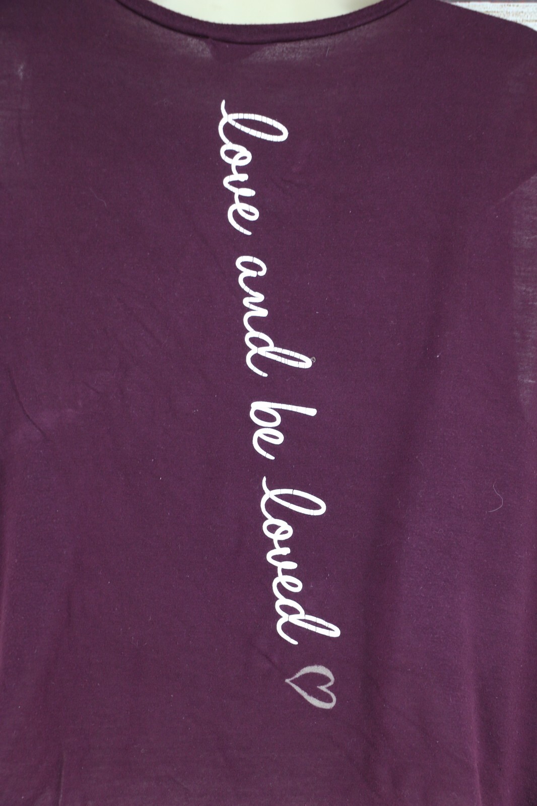 Dirtee Laundry Womens Size XL Sleeveless Tank Top Shirt Maroon Graphic Loved