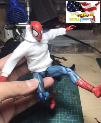 1/12 White Hoodie for 6'' figure PHICEN TBLeague TM01A TM02A SH Figuarts  USA 
