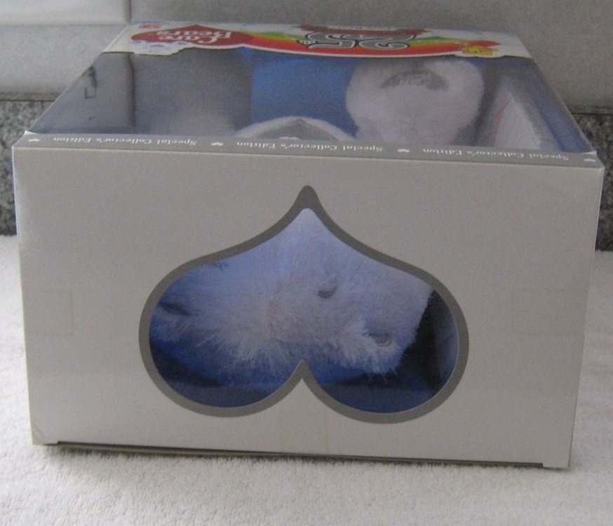 Care Bears TenderHeart White Silver 25th Anniversary Plush Toy DVD