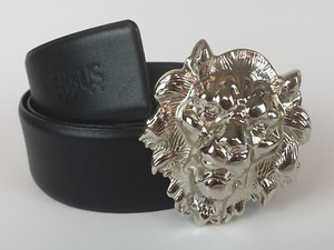 mens versace lion head belt