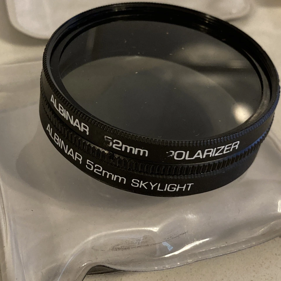 Lot Of 2 Albinar Camera Lenses 52mm Skylight Polarizer - Image 4 of 4