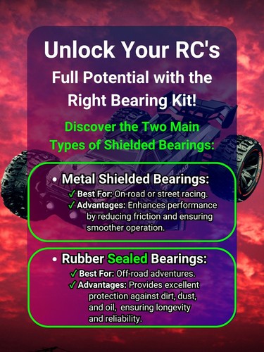 RCScrewZ Metal Shielded Bearings ser017b for Serpent S120 Pro 1/12 410007 | KIT - Picture 4 of 15