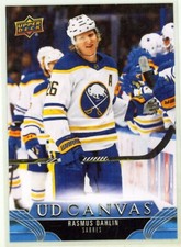 2023-24 Upper Deck Rasmus Dahlin canvas insert hockey card