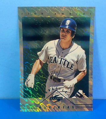 1997 Score Premier Club Gold Rich Amaral Seattle Mariners Great Condition Rare!!