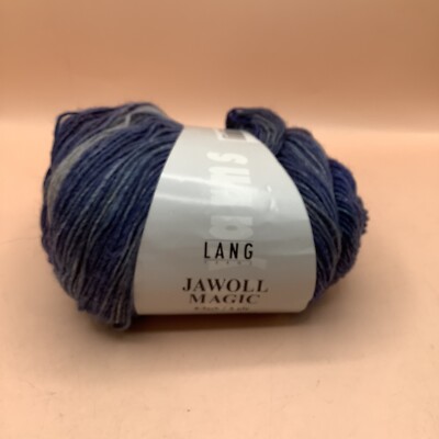 Lang Yarns Jawoll Magic Blueish Yarn Approx 150 G