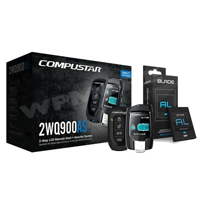#ad Compustar CS2WQ900 AS 2 Way 3000 FT Range Remote Start Security BLADE AL Bypas $239.98