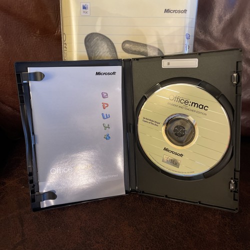 Microsoft Office Mac 2004 Student and Teacher Edition Booklet 3 Keys Software - Picture 3 of 4
