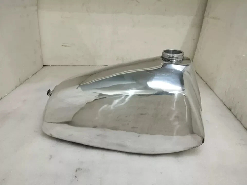 Tanque de combustible de gasolina pulido aluminio Yamaha YZ125 1977-78 | Apto para Foto 3 de 4