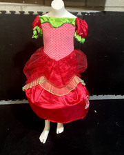 STRAWBERRY SHORTCAKE PRINCESS HALLOWEEN COSTUME SIZE SMALL 4-6