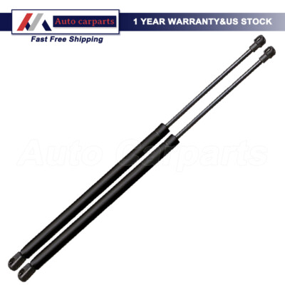 Pair Of Front Hood Lift Supports For BMW Z4 E85/E86 (2003-2008) – Gas Struts, Part #51237016178, Compressed 17.18", Extended 26.43"