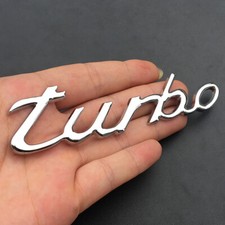 Chrome Metal Turbo T Car Auto Trunk Rear Tailgate Emblem Badge Decal Sticker S Chrome Metal Turbo T Car Auto Trunk Rear Tailgate Emblem Badge Decal Sticker S