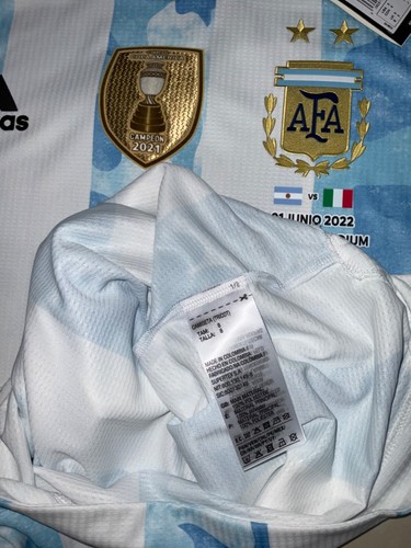 Julian Alvarez ARGENTINA 2021 Player Version Shirt Finalissima - 第 6/7 張圖片