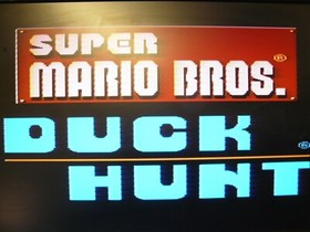 NINTENDO - NES - SUPER MARIO BROS + DUCK HUNT - JEU / GAME + ETUI / HOLDER