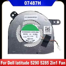 07487H Cooling Fan For Dell latitude 5290 5285 2in1 Fan 0HFV18 DC5V 0.29A