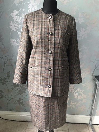 Womens Vintage Irish Tweed Suit Jacket 