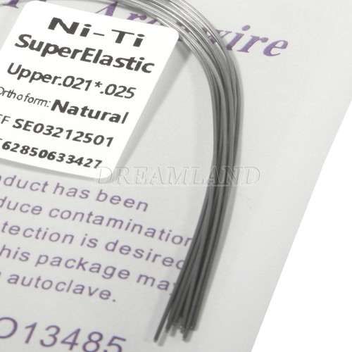 Confezione 10 Filo Arco Niti Super Elastico Ortodontico Rettangolare Natura SKYSEA Dentale - Foto 35 di 35