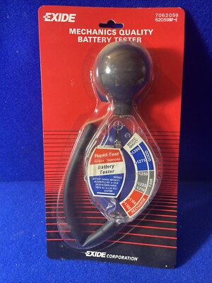 NOS EXIDE MECHANICS QUALITY RAPID-TEST BATTERY TESTER AUTOMOTIVE
