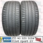 255 40 R 20 x2 Michelin 101W T 1 Part Worn Used Tyre 25540R20 x2 46 54mm